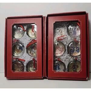 Pottery Barn 12 Days of Christmas Glass Ornaments - Number 7 Is Not Included